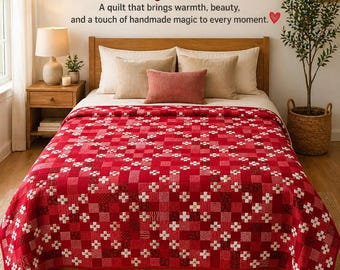 Modèle de courtepointe Classic Stars PDF – Modèle de patchwork multi-tailles – King 122" x 128".