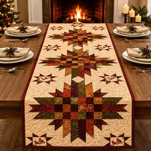 Cardinal Cheer Quilt, Clean Modern Patchwork Pattern | PDF Download, For Beginners, Scrap-Friendly - 28" X 80", Bed Size