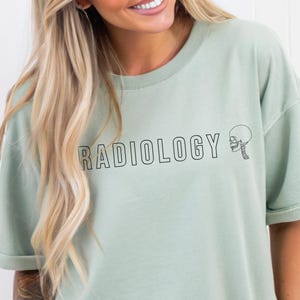Radiology Skeleton T-Shirt: Unisex Comfort Colors Tee