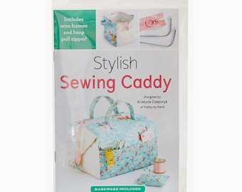 Stylish Sewing Caddy - pattern, wire frame, and zipper included.