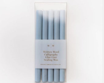 Dusty blue Glue Gun Sealing Wax (Box of 5 Sticks)