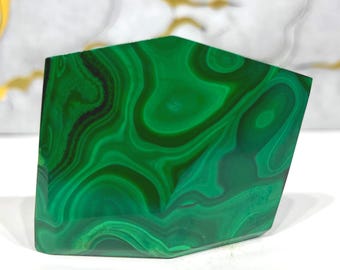 グリーンマラカイトエッグ：ナチュラルマーキング、ヒーリング