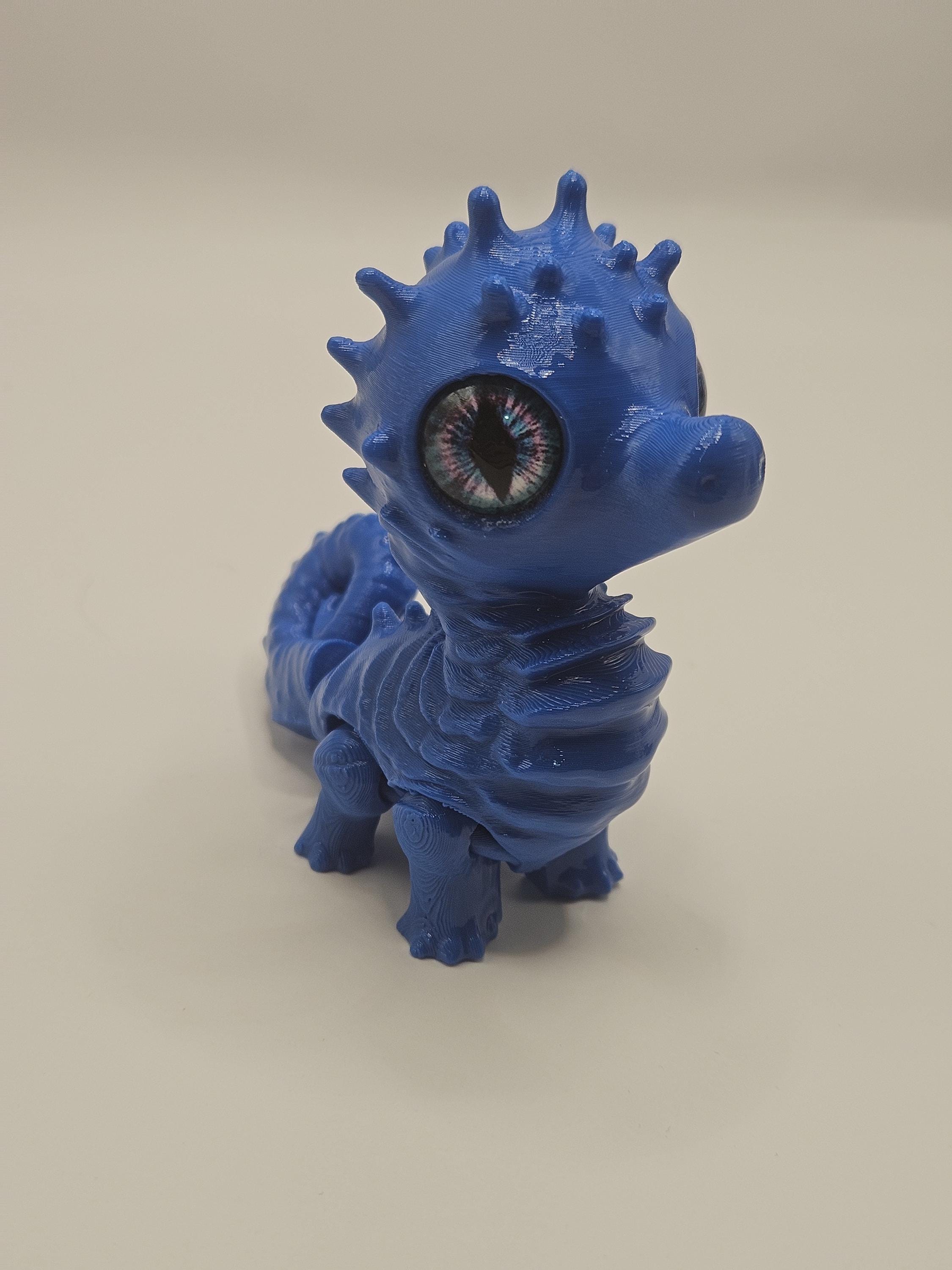 3D-Printed Hippocampus Seahorse: Mythical Ocean Decor