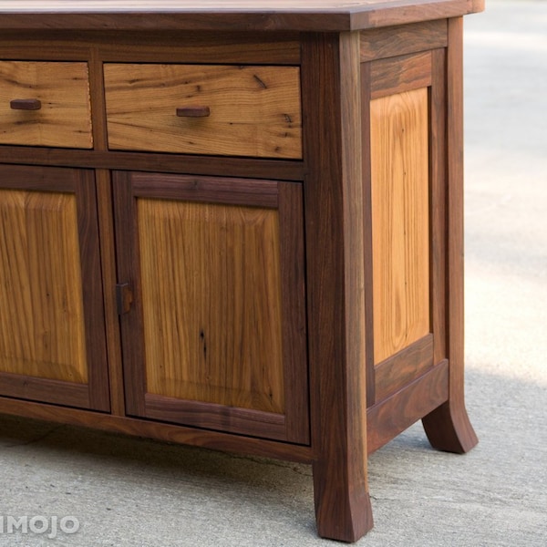 Solid Wood Sideboard Etsy