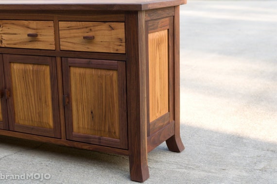 Custom Farmhouse Industrial Side Cabinet BuffetMedia Console