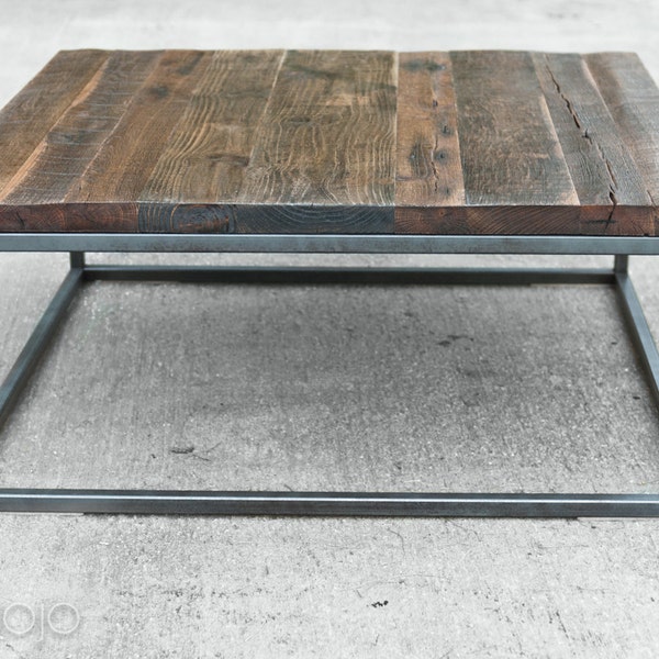 Image showcasing Reclaimed Wood Coffee Table - Etsy