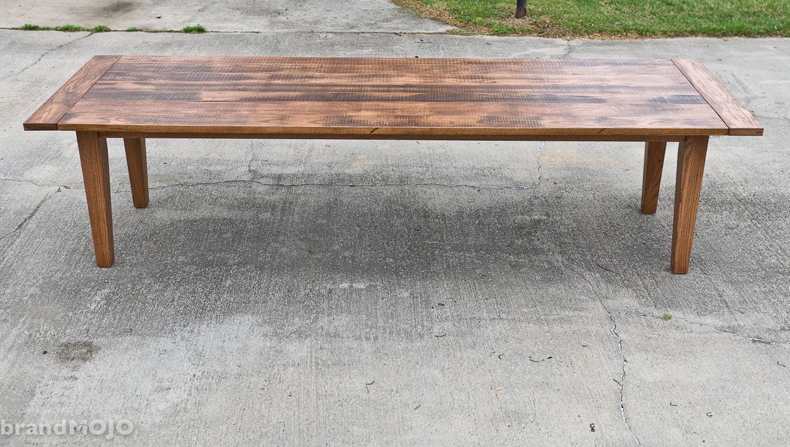 CUSTOM Tapered Leg Dining Table Reclaimed Wood Etsy