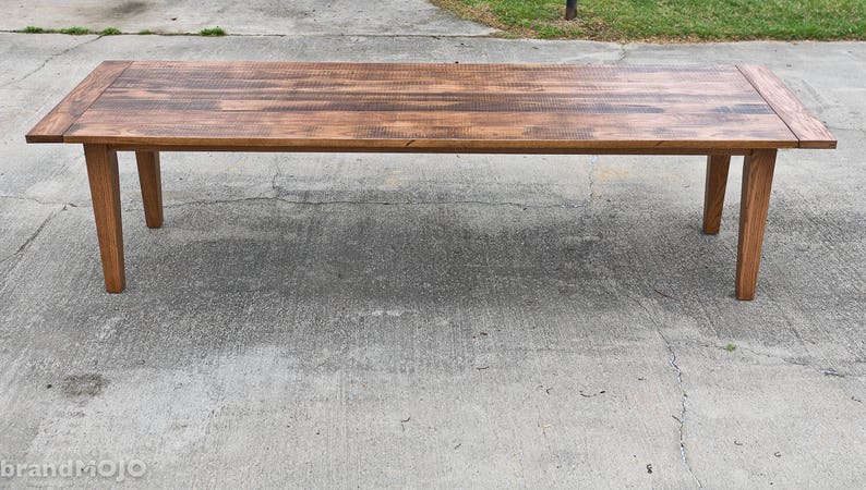 CUSTOM Tapered Leg Dining Table Reclaimed Wood Table-Farmhouse Table Farm Table Shaker Table-Rustic Wood-brandmojo interiors image 6