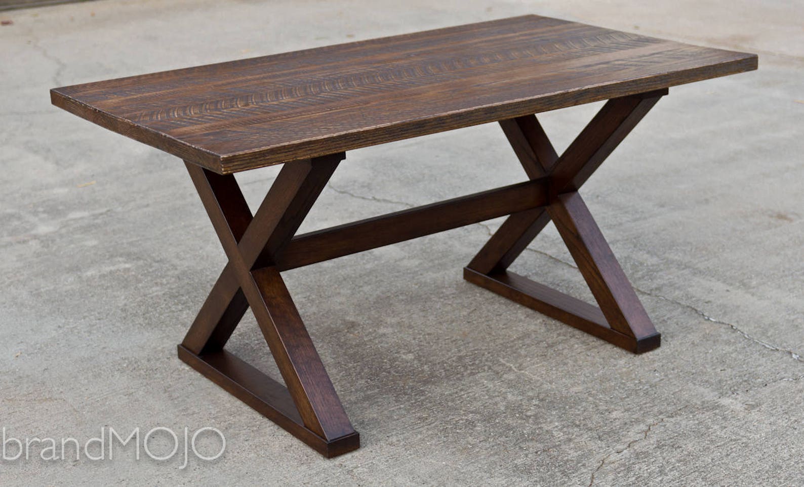 CUSTOM Reclaimed X Base Wood Dining Tablefarmhose Tablemid Etsy