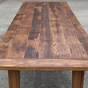 CUSTOM Tapered Leg Dining Table Reclaimed Wood Table-Farmhouse Table Farm Table Shaker Table-Rustic Wood-brandmojo interiors image 7