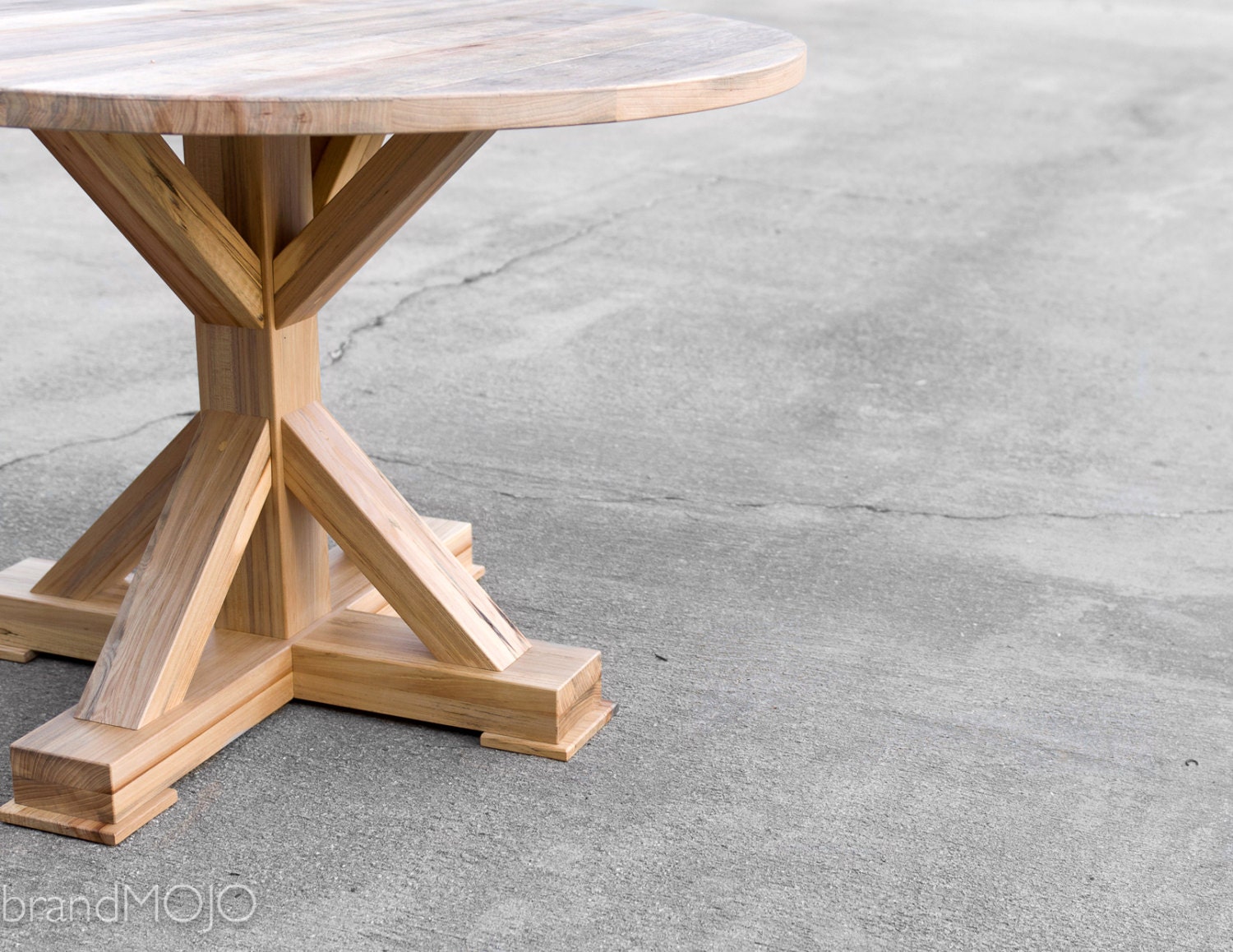 CUSTOM Round Dining Table Reclaimed Woodrustic Woodfarmhouse Tablereclaimed Woodx Base
