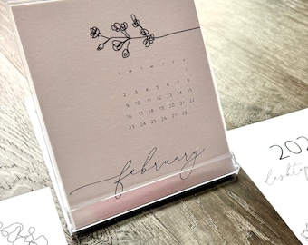 Vintage Metal Perpetual Flip Calendar 1950s Chrome Metal Desktop