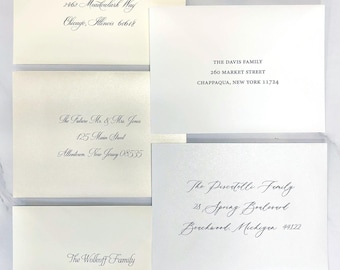 Custom Envelope Printing: Guest & Return Addressing