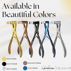 Tape-In Hair Extensions Plier for Easy Install– Stainless Steel Weft Tape Sealing Clamp for Hair Styling & Extension Craft (7Inch) Hand-Made