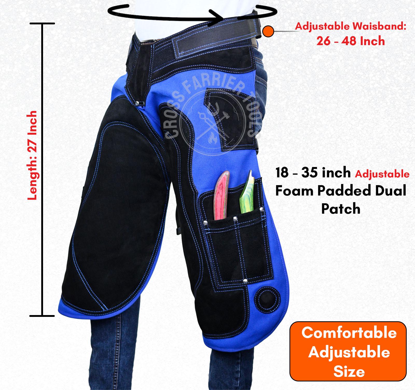 Tablier Chaps En Cuir Véritable - Maréchal-ferrant, équitation, Forgeron - Fait Main