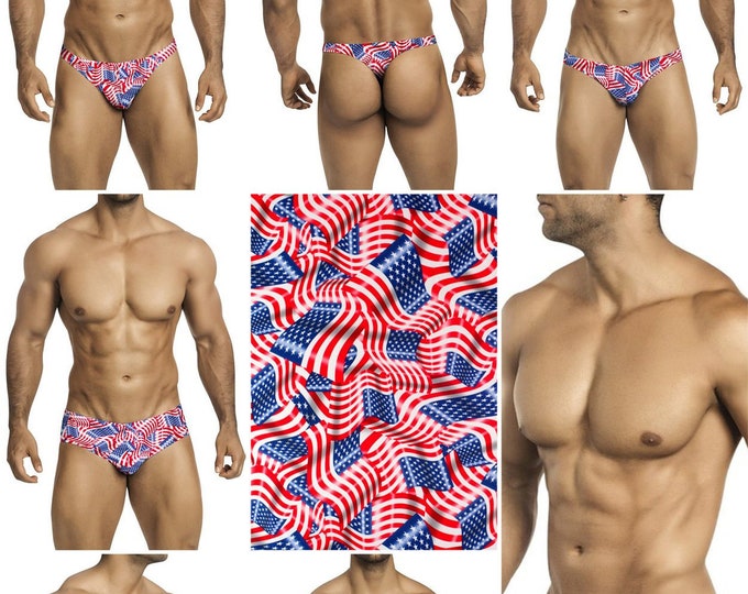 Wavy Flag Print in 7 Styles -  234