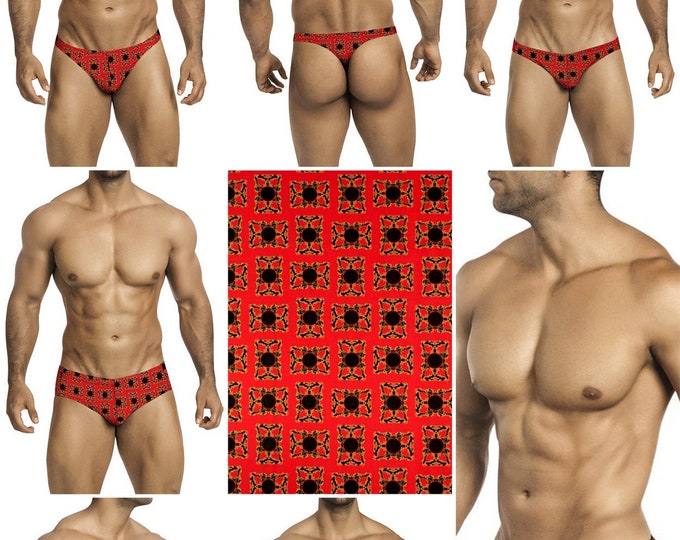 Japanese Drum Swimsuits for Men by Vuthy Sim in Thong, Bikini, Brief, Squarecut, Boxer or Board Shorts - 238