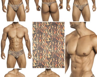 Tiger Mesh in Thong, Bikini, Brief, Squarecut - 438