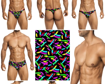 Brush Stroke Swimsuits in 7 Styles for Men by Vuthy Sim - 318