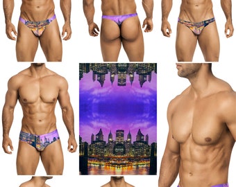 Purple Skyline Swimsuits in 7 Styles for Men by Vuthy Sim  - 307