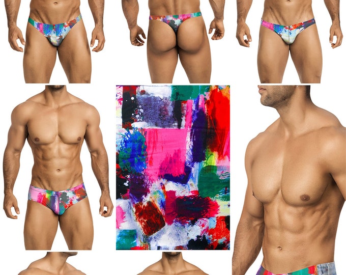 Paint Spill Swimsuits in 7 Styles for Men by Vuthy Sim - 316