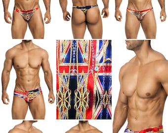 Union Jack Swimsuits in 7 Styles for Men by Vuthy Sim  - 321