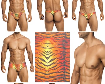 Tiger Mesh Swimsuits for Men in 7 Styles by Vuthy Sim - 373