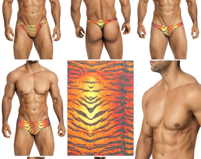 Tiger Mesh Swimsuits for Men in 7 Styles by Vuthy Sim - 373