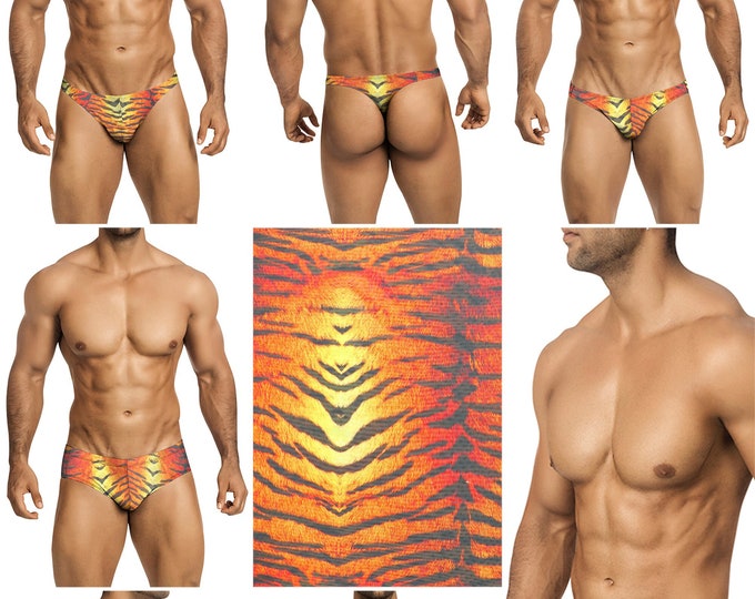 Tiger Mesh Swimsuits for Men in 7 Styles by Vuthy Sim - 373