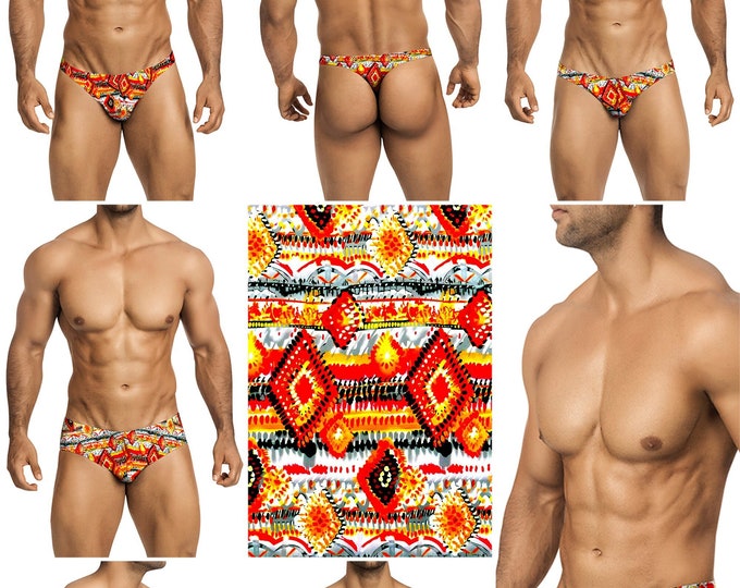 Peru Design Swimsuits for Men in 7 Styles by Vuthy Sim - 374