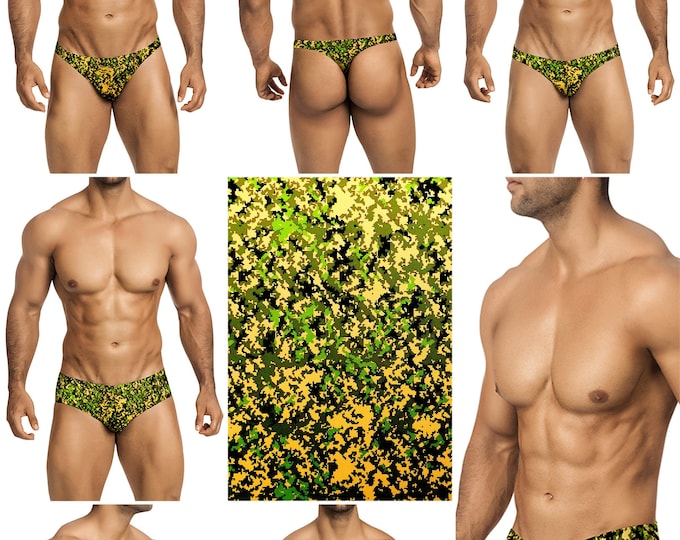 Digit Camo Swimsuits for Men in 7 Styles by Vuthy Sim  - 339