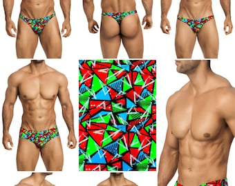 Stained Glass Swimsuits for Men in 7 Styles by Vuthy Sim - 369