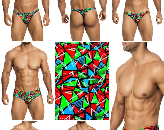 Stained Glass Swimsuits for Men in 7 Styles by Vuthy Sim - 369