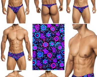 Maillots de bain de plage bleus pour hommes en 7 styles par Vuthy Sim - 342