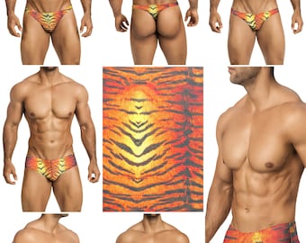 Maillots de bain à imprimé tigre pour hommes en 7 styles par Vuthy Sim - 340