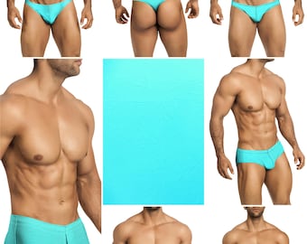 Teal Swimsuits in 7 Styles for Men by Vuthy Sim - 438