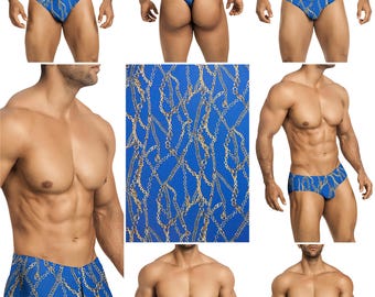 Gold Chains Swimsuits in 7 Styles for Men by Vuthy Sim - 432