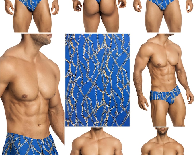 Gold Chains Swimsuits in 7 Styles for Men by Vuthy Sim - 432