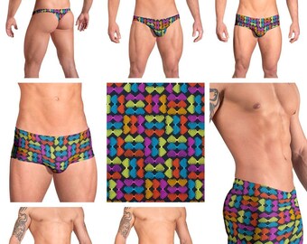 Condom Pattern Mens Swimsuits by Vuthy Sim. Choose from Etsy España