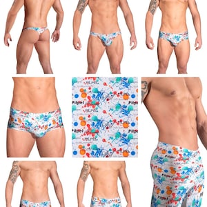 Hot Summer Swimsuits for Men by Vuthy Sim in Thong, Bikini, Brief, Squarecut, Boxer or Board Shorts - 113