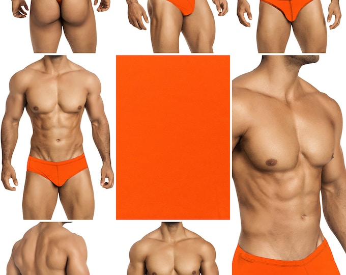 Screaming Neon Orange Bathing Suits from Vuthy Sim in 7 styles - 19