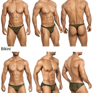 Leopard Mesh Erotic Underwear for Men by Vuthy Sim in Thong, Bikini, Brief, Squarecut 288 image 2