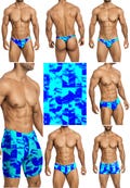 Turquoise Tones Swimsuits in 7 Styles for Men by Vuthy Sim - 459