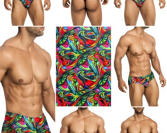 Trippy Swimsuits in 7 Styles for Men by Vuthy Sim - 430