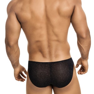 Studly Black Glitter Erotic Underwear In 5 Styles for Men by Vuthy Sim 455 image 3