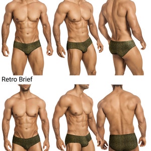 Leopard Mesh Erotic Underwear for Men by Vuthy Sim in Thong, Bikini, Brief, Squarecut 288 image 3