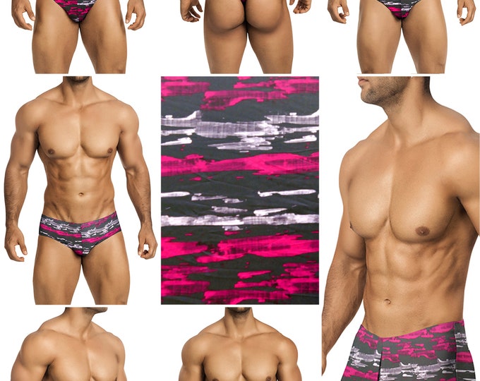 Black Raspberry Vuthy Sim Mens Swimsuits in 4 Styles - 258