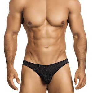 Studly Black Glitter Erotic Underwear In 5 Styles for Men by Vuthy Sim 455 image 2