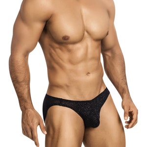 Studly Black Glitter Erotic Underwear In 5 Styles for Men by Vuthy Sim 455 image 1