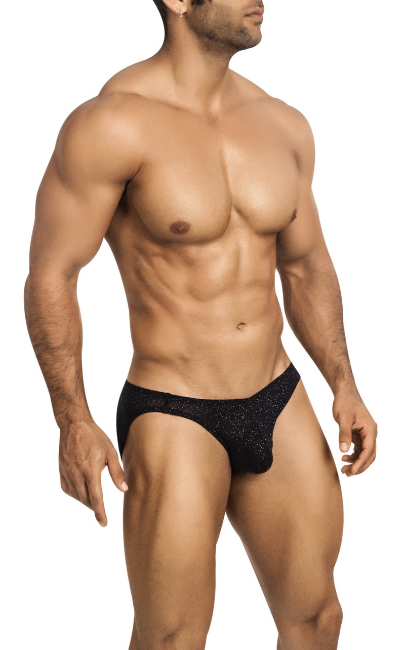 Studly Black Glitter Erotic Underwear In 5 Styles for Men by Vuthy Sim 455 image 1